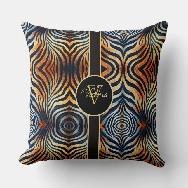 Negrita y vibrante: almohada personalizada (Anverso)