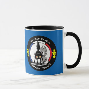 Negro 325 ml Taza combinada para el peor