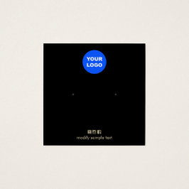 Negro Añadir su tarjeta de visualización de reposo