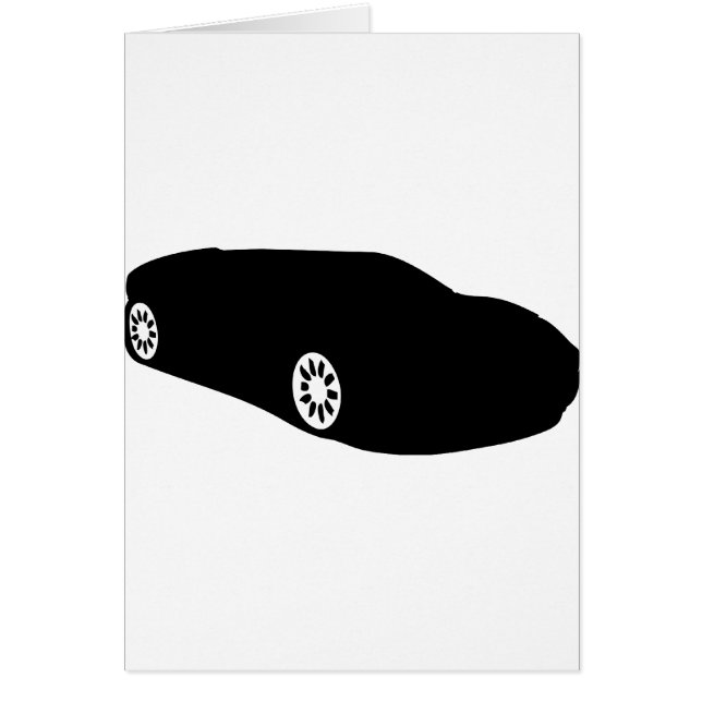 negro auto del coche de competición de Ferrari (Frente)