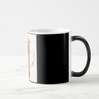 Negro/blanco taza Morphing de 11 onzas