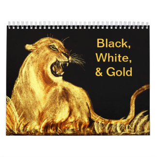 Negro, blanco y calendario del oro