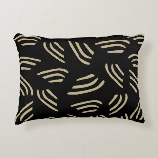 Negro Con Fundas Neutrales Almohada De Acento