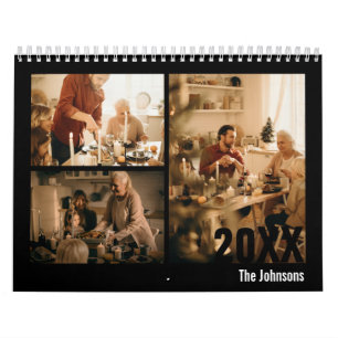Negro Crear su propio calendario fotográfico famil