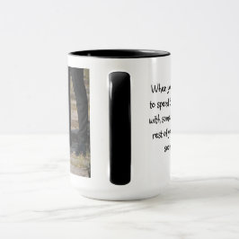 Negro de encargo taza Love1 del campanero de 15