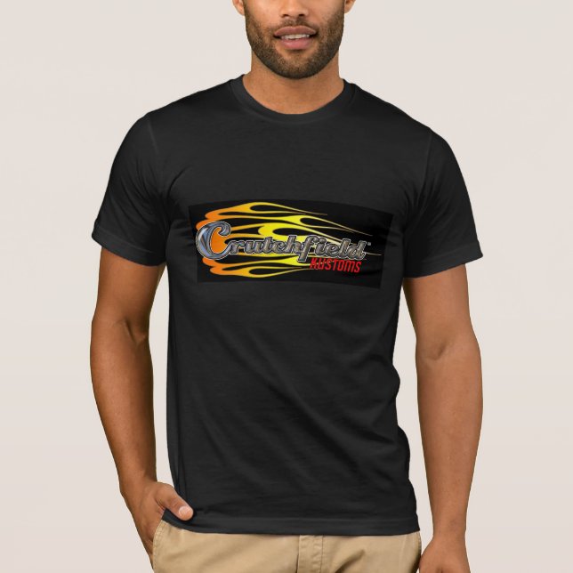 Negro de la camisa de las aduanas de Crutchfield (Anverso)