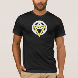 Negro de la camisa del anarquista de Voluntaryist