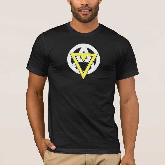 Negro de la camisa del anarquista de Voluntaryist (Anverso)