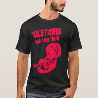 NEGRO de la camisa del viaje de Vileated