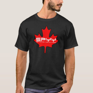 Negro de la camiseta de la hoja de SPYY
