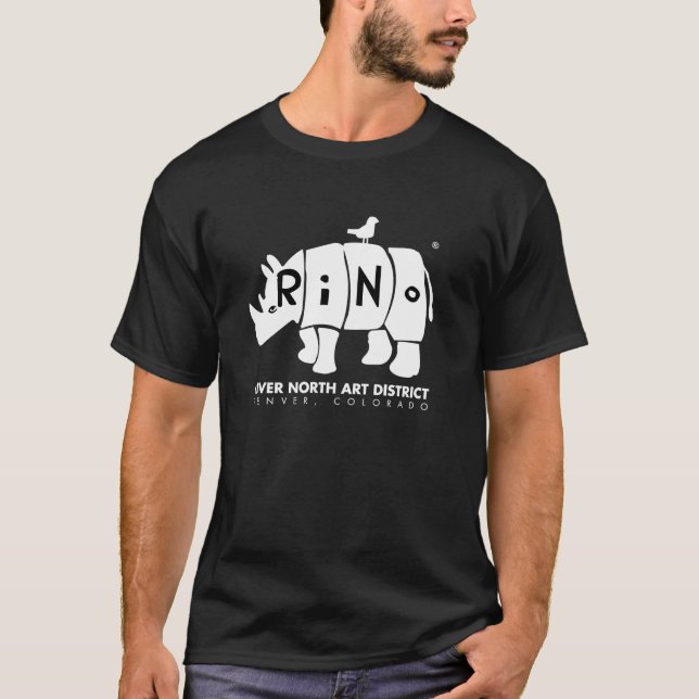NEGRO de la camiseta de RiNo (Anverso)