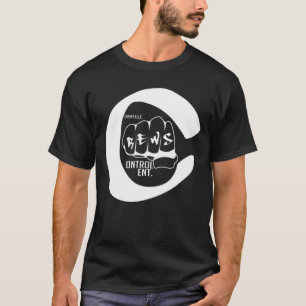 NEGRO de la camiseta del control de los equipos