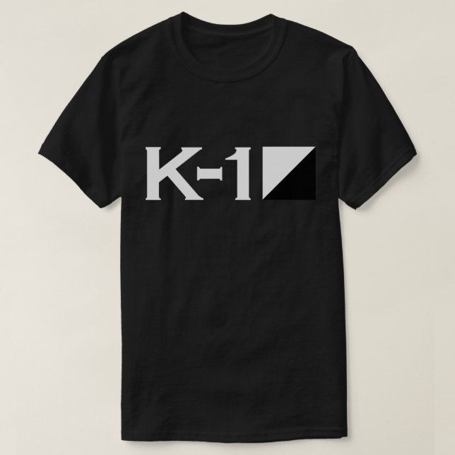 Negro de la camiseta K-1 (Diseño del anverso)