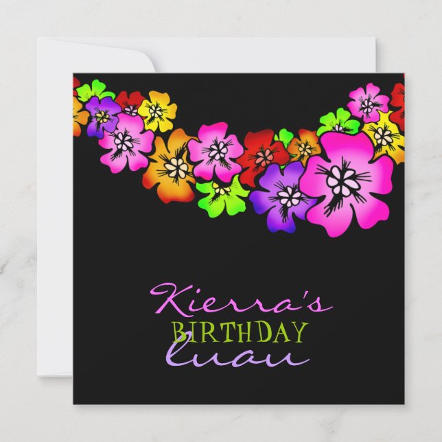 negro de la invitación el | de los leus de la (Anverso)