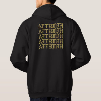 Negro de la sudadera con capucha de AFTRMTH