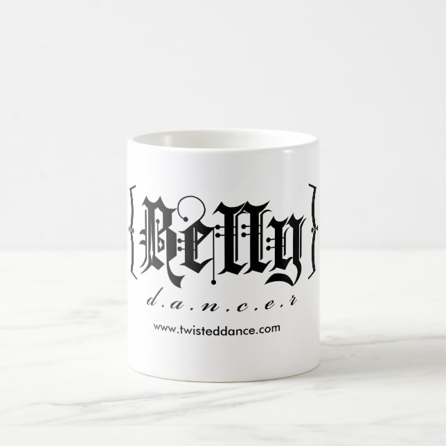 Negro de la taza de la bailarina de la danza del (Centro)