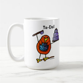 Negro de LimbBirds taza del campanero de 15 onzas