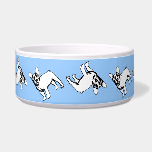 Negro del bulldog francés del cuenco del mascota