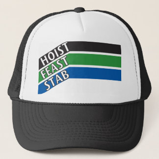 Negro del sombrero de HFS, verde, azul