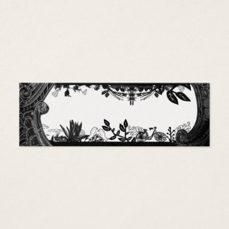 Negro ecléctico + Blanco - Tarjeta Skinny