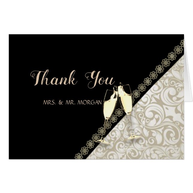 Negro elegante, Damasco (Anverso (Horizontal))