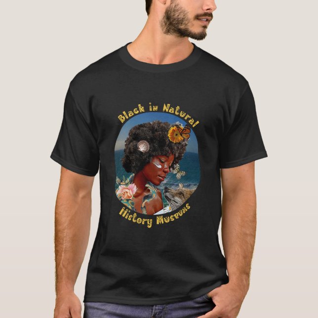 Negro en camiseta de Natura History Museums (Anverso)