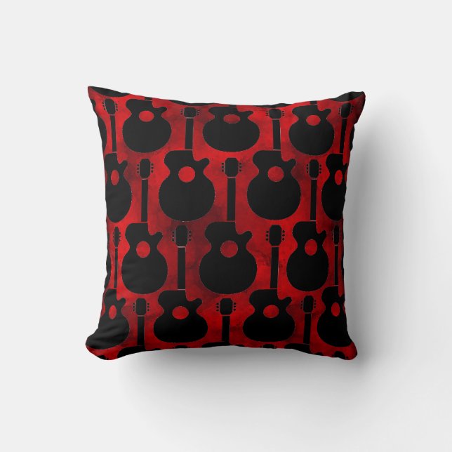 negro en las almohadas rojas del modelo de la (Anverso)