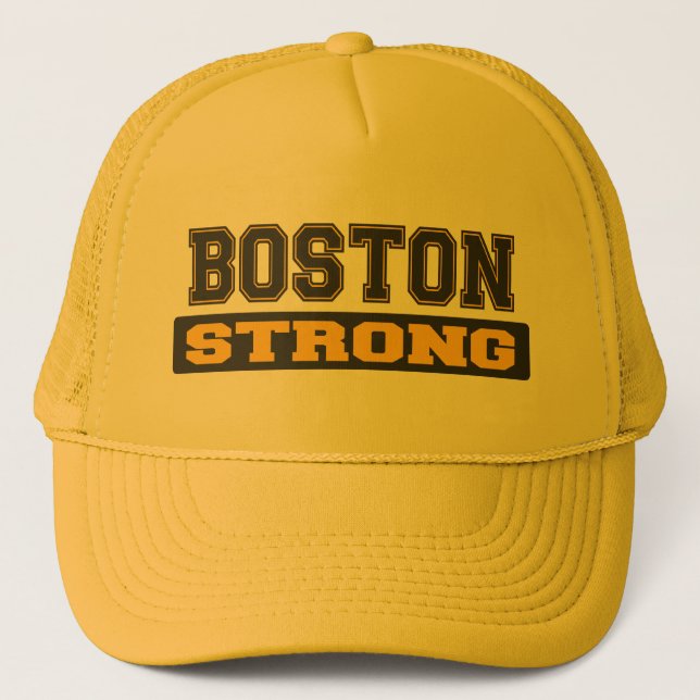 Negro FUERTE de BOSTON y gorras del oro (Anverso)