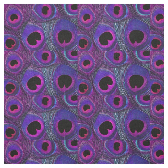 Negro gris rosado púrpura de la tela de la pluma (Retal)