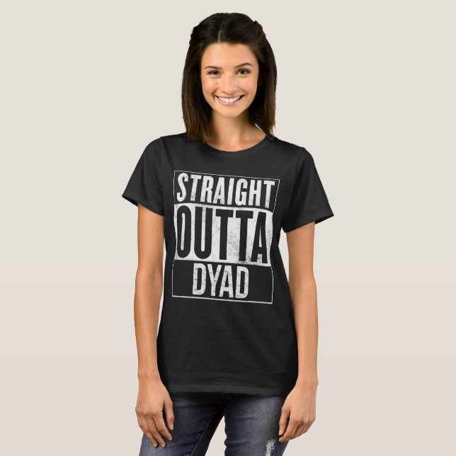 Negro huérfano fuera de la camiseta Dyad (Anverso completo)