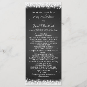 Negro mágico de la chispa del programa de la boda