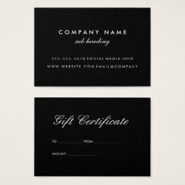 Negro Minimalista simple