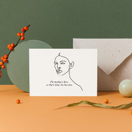 Negro Mínimo Se Convirtió En Chica De Inspiración