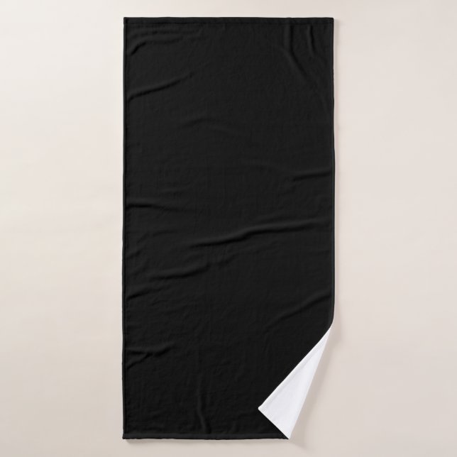 Negro-Negro, Simplemente Elegante, (Toalla de baño)