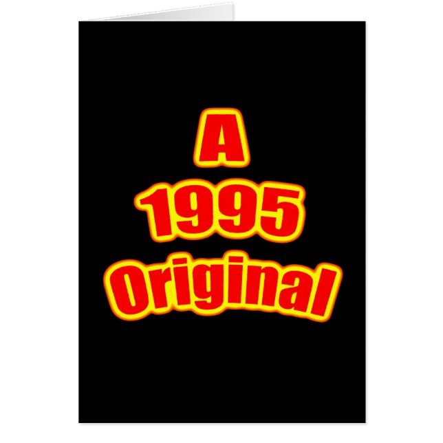 Negro original del rojo 1995 (Frente)