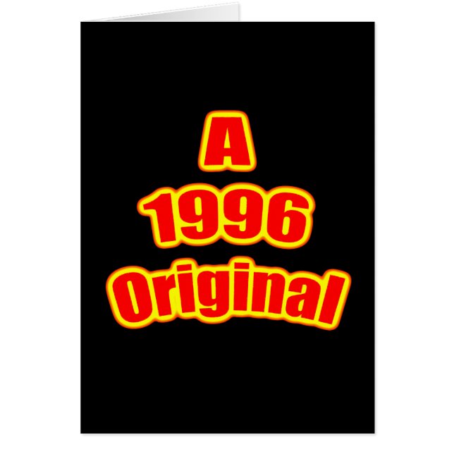 Negro original del rojo 1996 (Frente)