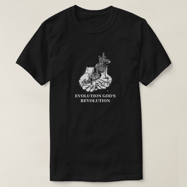 Negro oscuro básico de la camiseta de los hombres (Diseño del anverso)