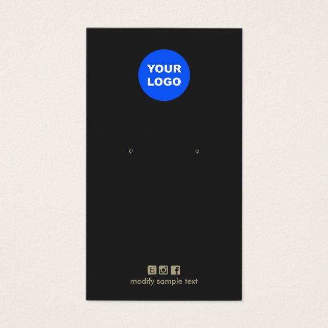 Negro plano Añadir la tarjeta de visualización de  (Frente)