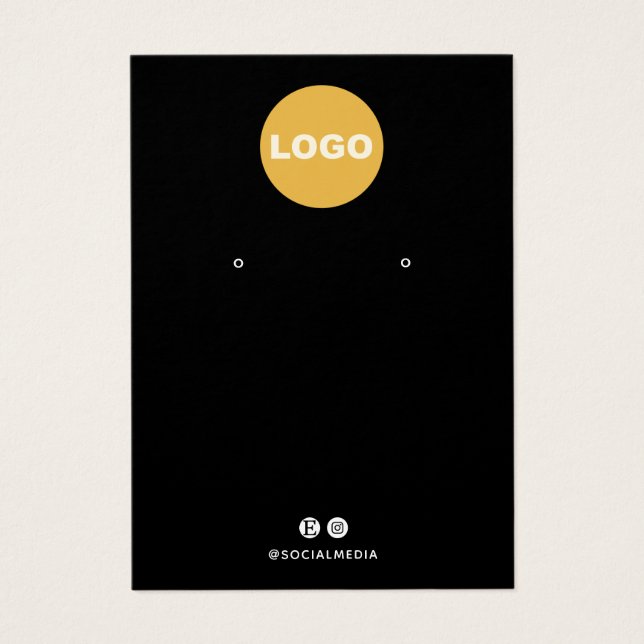 Negro plano Añadir la tarjeta de visualización de  (Frente)