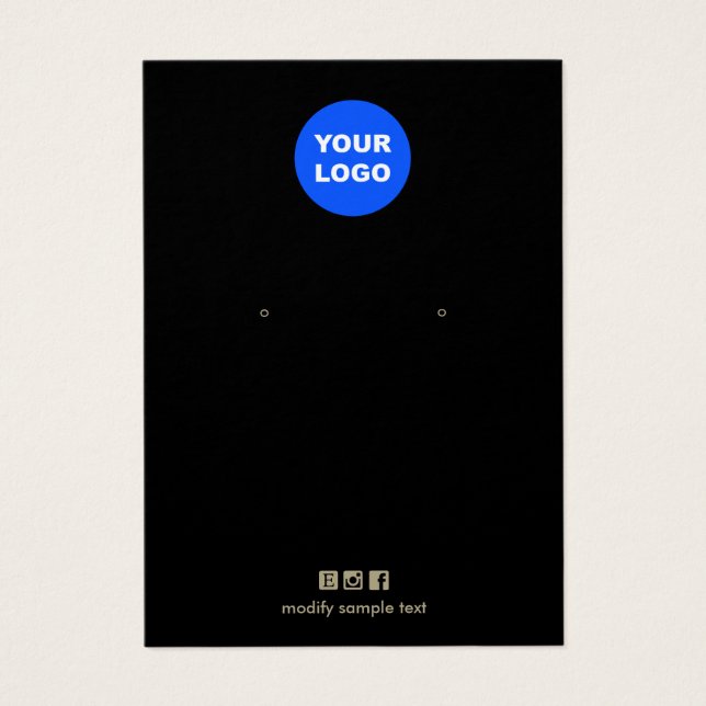 Negro plano Añadir la tarjeta de visualización de  (Frente)
