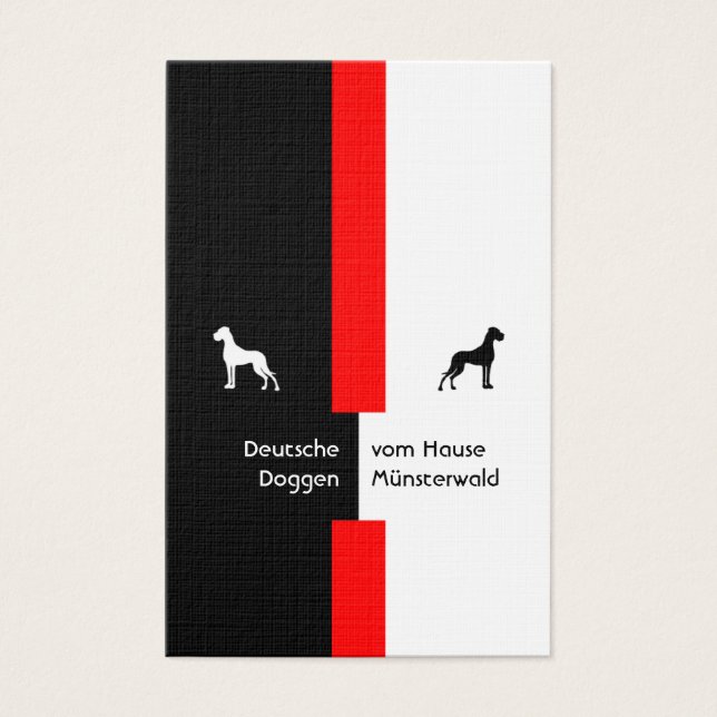 Negro rojo con Dogos (Anverso)