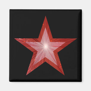 Negro rojo del cuadrado del imán del refrigerador