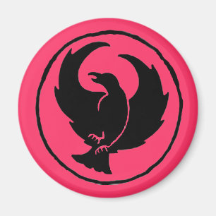 Negro/rosa del imán de la araña