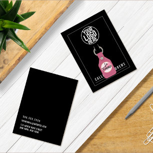 Negro simple Añadir la tarjeta de visualización de