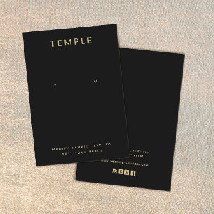 Negro simple Añadir la tarjeta de visualización de