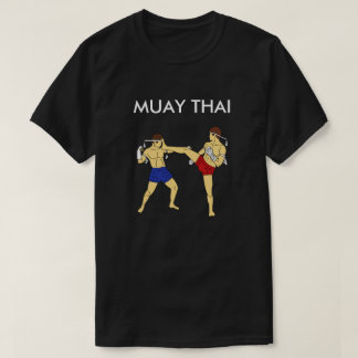 Negro tailandés de la camiseta de Muay (Teep a la