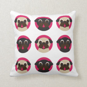 Negro y almohada de las cabezas del barro amasado