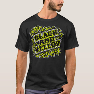 Negro y amarillo -- Camiseta