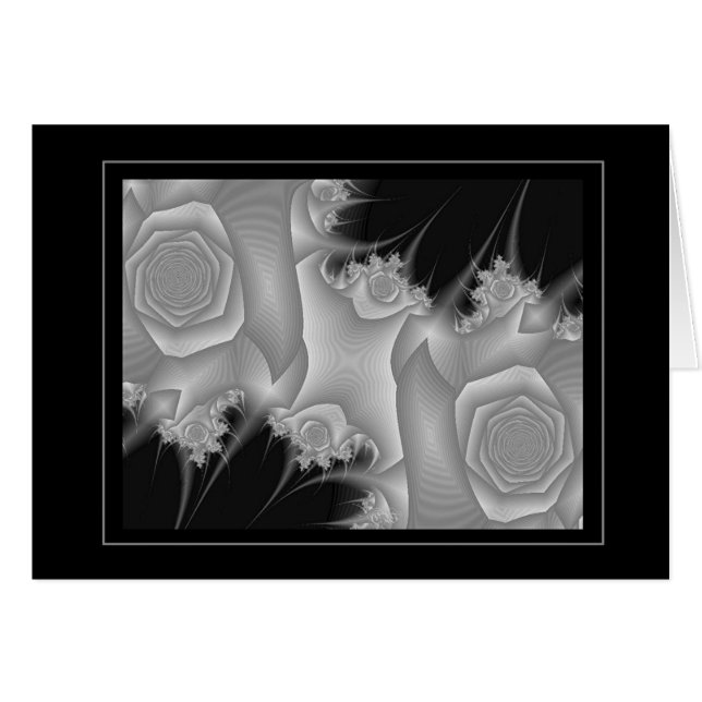 Negro y blanco 8 (rosas) (Anverso (Horizontal))