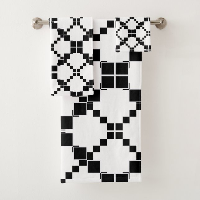 Negro y blanco, geométrico, sencillo, de moda (In situ)